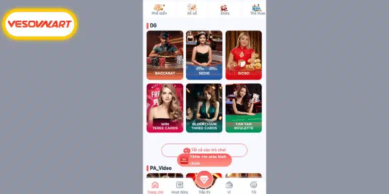 Casino VESOVN tạo nên những trải nghiệm đỉnh cao