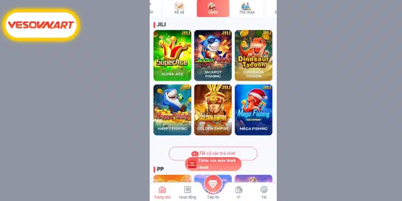 Quy trình nạp tiền VESOVN dễ hiểu cho tân thủ