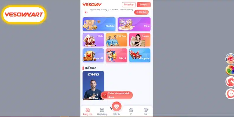 Sảnh thể thao VESOVN cung cấp trận cầu lông hấp dẫn